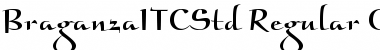 Braganza ITC Std Regular Font Title Preview