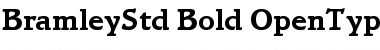 Bramley Std Bold Font Title Preview