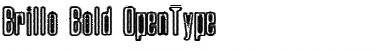 Brillo Bold Font Title Preview