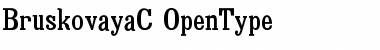 BruskovayaC Regular Font Title Preview