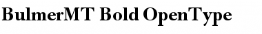 Bulmer MT Bold Font Title Preview