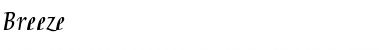 Breeze Normal Font Title Preview