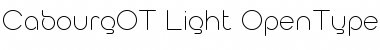 Cabourg OT Light Font Title Preview