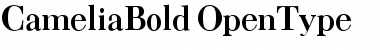 Camelia Bold Font Title Preview