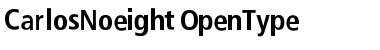 CarlosNoeight Regular Font Title Preview