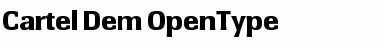Cartel-Dem i Font Title Preview