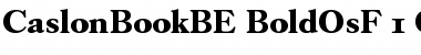 Caslon Book BE Bold Oldstyle Figures Font Title Preview