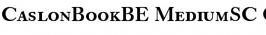 Caslon Book BE Medium SC Font Title Preview