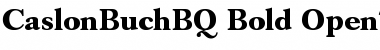 Caslon Buch BQ Regular Font Title Preview