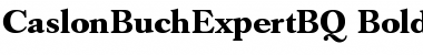 Caslon Buch Expert BQ Regular Font Title Preview