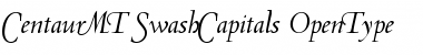 Centaur MT Swash Capitals Font Title Preview