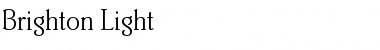 Brighton Light Font Title Preview