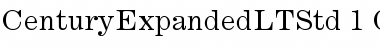 Century Expanded LT Std Roman Font Title Preview
