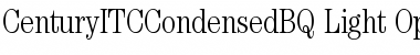 Century ITC BQ Regular Font Title Preview