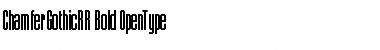 ChamferGothicRR Regular Font Title Preview