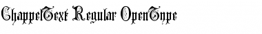 ChappelText Regular Font Title Preview