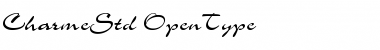 Charme Std Roman Font Title Preview