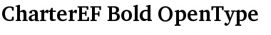 CharterEF Bold Font Title Preview