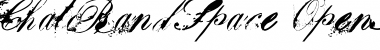 ChatoBand Space Regular Font Title Preview