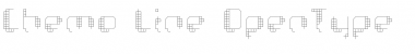 Chemo Line Font Title Preview