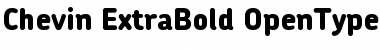 Chevin ExtraBold Font Title Preview