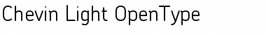 Chevin Light Font Title Preview