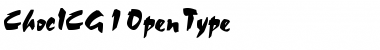 ChocICG Regular Font Title Preview