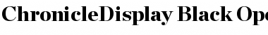 Chronicle Display Black Font Title Preview