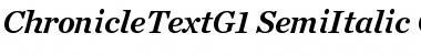 Chronicle Text G1 Semibold Italic Font Title Preview
