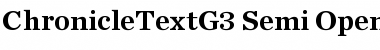 Chronicle Text G3 Semibold Font Title Preview