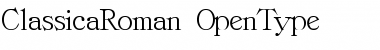 ClassicaRoman Regular Font Title Preview