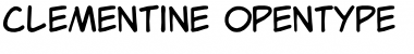 Clementine Regular Font Title Preview