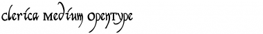 Clerica Medium Font Title Preview