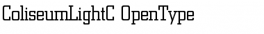 ColiseumLightC Regular Font Title Preview