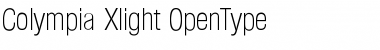 Colympia-Xlight Regular Font Title Preview