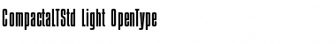 Compacta LT Std Light Font Title Preview