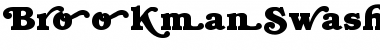 BrookmanSwash Normal Font Title Preview