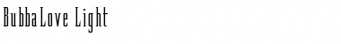 BubbaLove Regular Font Title Preview