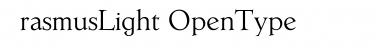 ErasmusLight Regular Font Title Preview