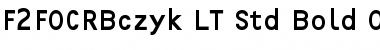 F2FOCRBczyk LT Std Regular Bold Font Title Preview