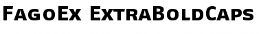 FagoEx ExtraBoldCaps Font Title Preview