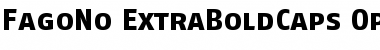 FagoNo ExtraBoldCaps Font Title Preview
