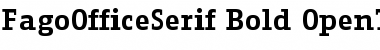 Fago Office Serif Bold Font Title Preview