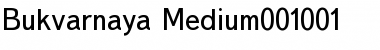 Bukvarnaya Medium Font Title Preview