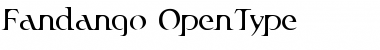 Fandango Regular Font Title Preview