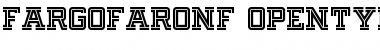 Fargo Faro NF Regular Font Title Preview