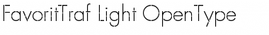 FavoritTraf-Light Regular Font Title Preview