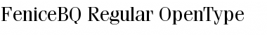 Fenice BQ Regular Font Title Preview
