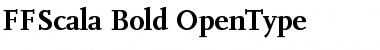 FFScala-Bold Regular Font Title Preview