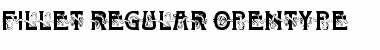 Fillet Regular Font Title Preview